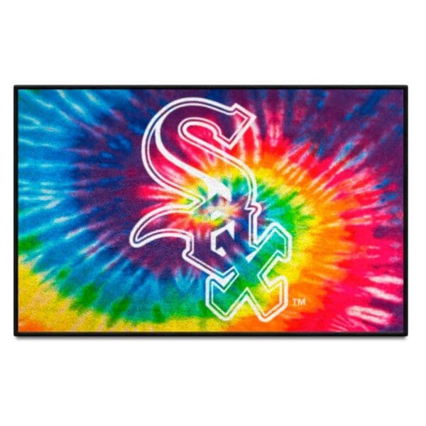 Chicago White Sox Tie Dye Starter Mat Accent Rug 19in. x 30in 1 scaled