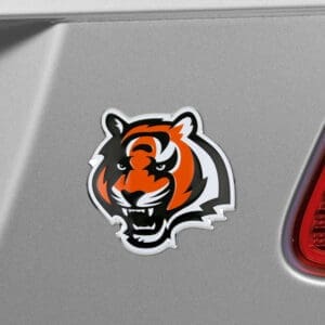 Cincinnati Bengals Heavy Duty Aluminum Embossed Color Emblem