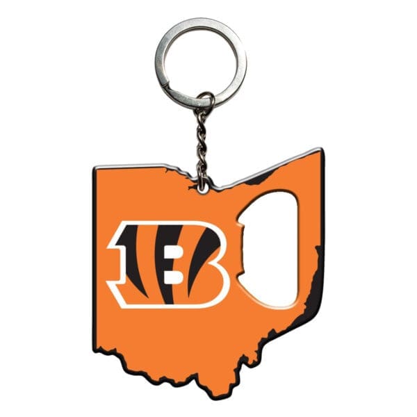 Cincinnati Bengals Keychain Bottle Opener 1