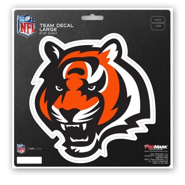 Cincinnati Bengals Large Decal Sticker 1