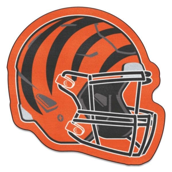 Cincinnati Bengals Mascot Helmet Rug 1 scaled