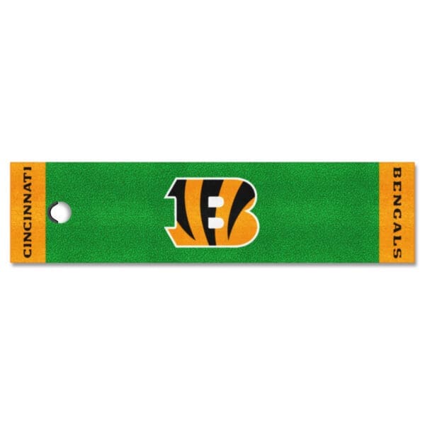 Cincinnati Bengals Putting Green Mat 1.5ft. x 6ft 1 1 scaled