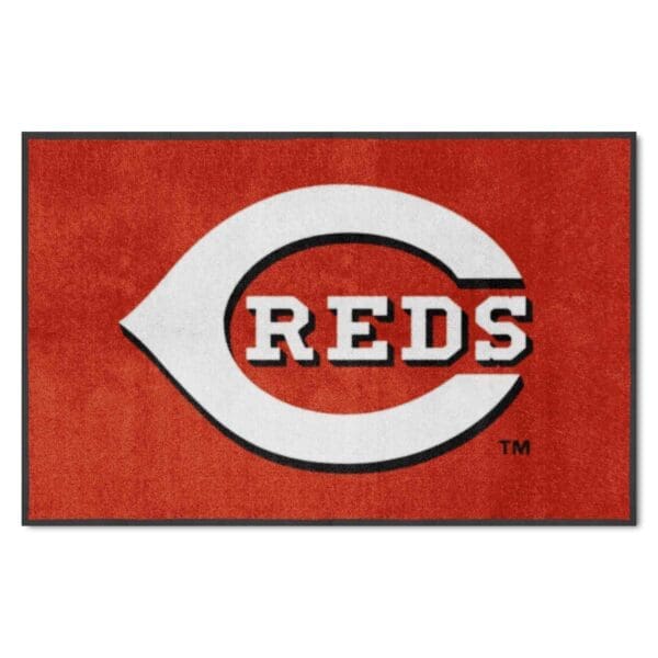 Cincinnati Reds 4X6 High Traffic Mat with Durable Rubber Backing Landscape Orientation 1 scaled