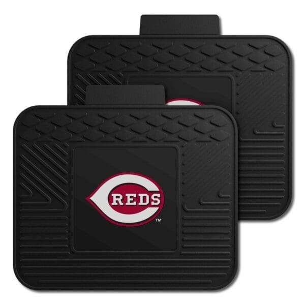 Cincinnati Reds Back Seat Car Utility Mats 2 Piece Set 1 scaled