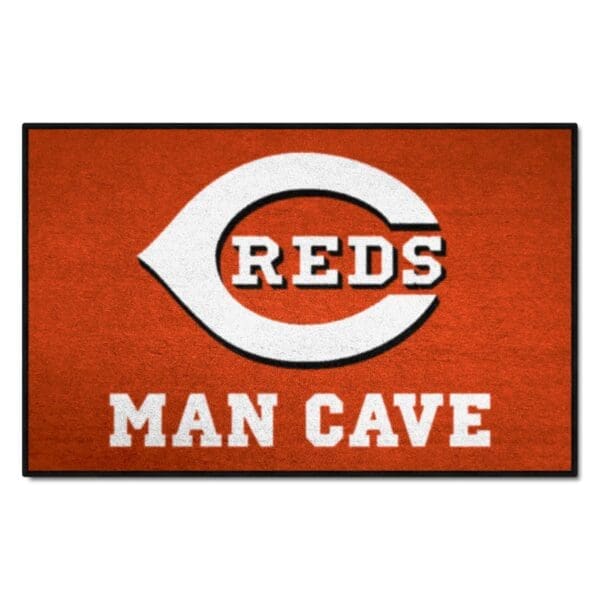Cincinnati Reds Man Cave Starter Mat Accent Rug 19in. x 30in 1 scaled