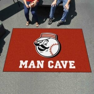 Cincinnati Reds Man Cave Ulti-Mat Rug - 5ft. x 8ft.