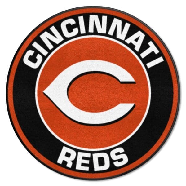 Cincinnati Reds Roundel Rug 27in. Diameter 1 scaled