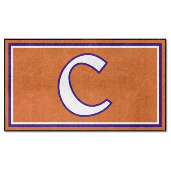 Clemson Tigers 3ft. x 5ft. Plush Area Rug 1 1 scaled