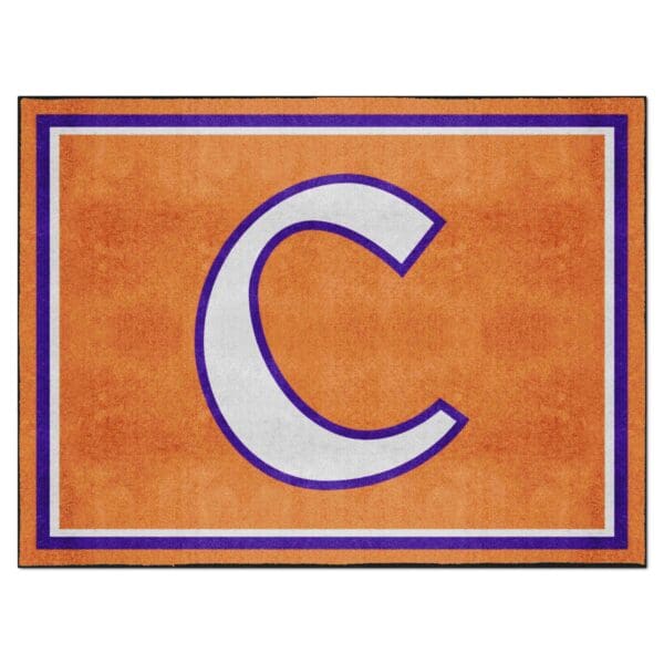 Clemson Tigers 8ft. x 10 ft. Plush Area Rug 1 1 scaled