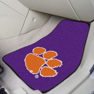Clemson Tigers Front Carpet Car Mat Set - 2 Pieces