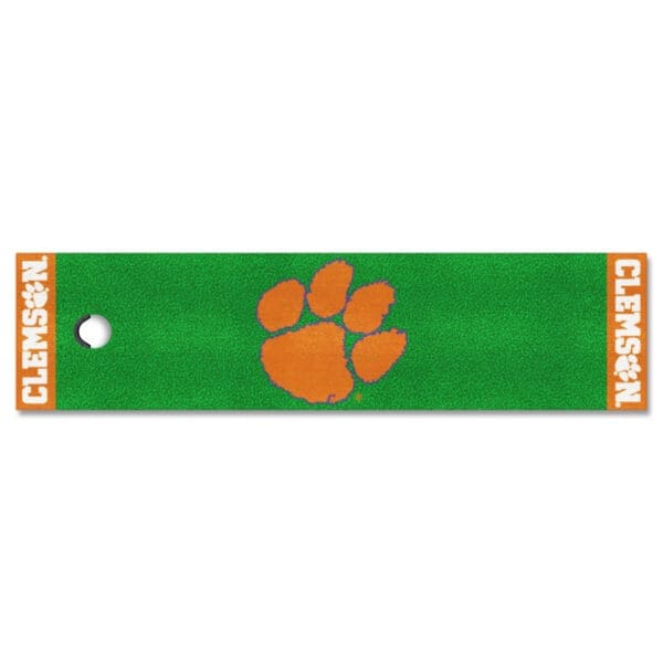 Clemson Tigers Putting Green Mat 1.5ft. x 6ft 1 scaled