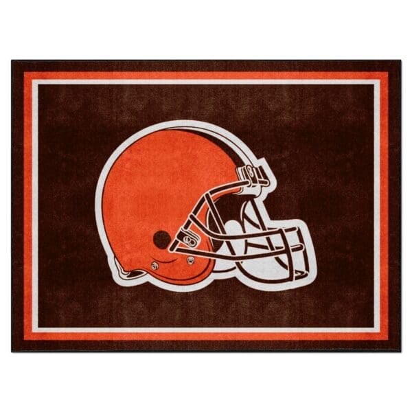 Cleveland Browns 8ft. x 10 ft. Plush Area Rug 1 scaled