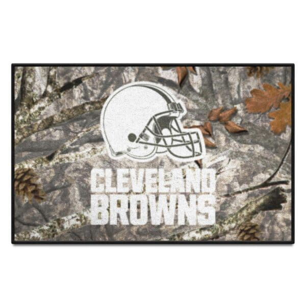 Cleveland Browns Camo Starter Mat Accent Rug 19in. x 30in 1 scaled