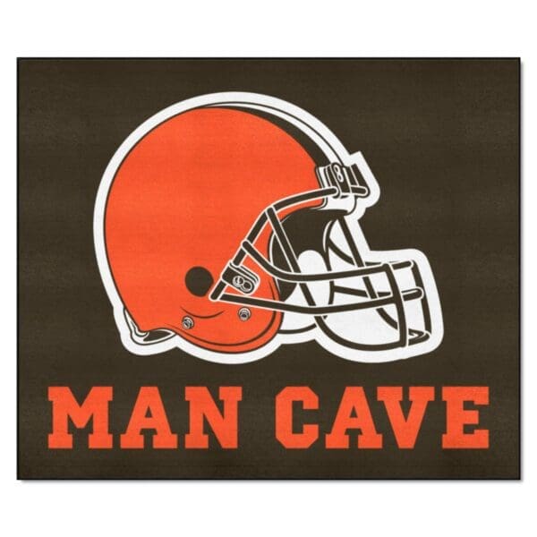 Cleveland Browns Man Cave Tailgater Rug 5ft. x 6ft 1 scaled