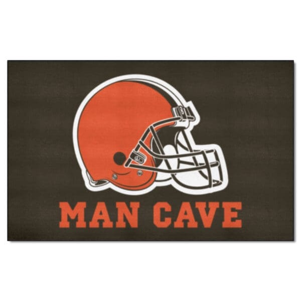Cleveland Browns Man Cave Ulti Mat Rug 5ft. x 8ft 1 scaled