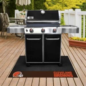 Cleveland Browns Vinyl Grill Mat - 26in. x 42in.