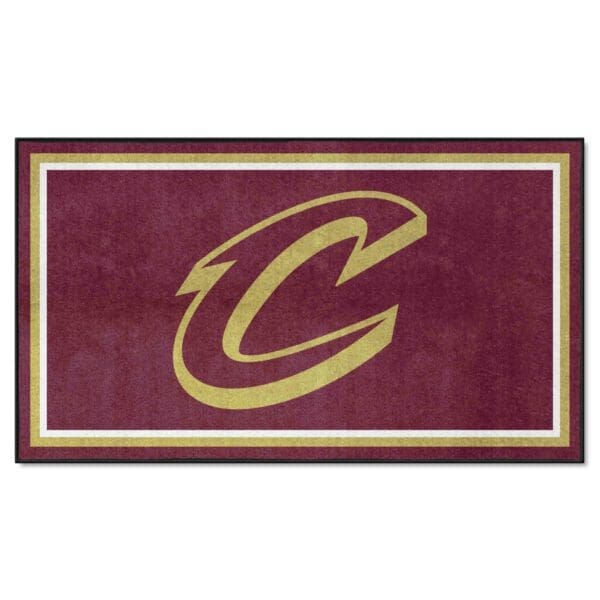 Cleveland Cavaliers 3ft. x 5ft. Plush Area Rug 19832 1 scaled