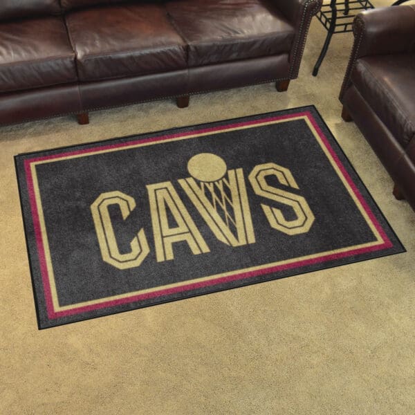 Cleveland Cavaliers 4ft. x 6ft. Plush Area Rug-36910