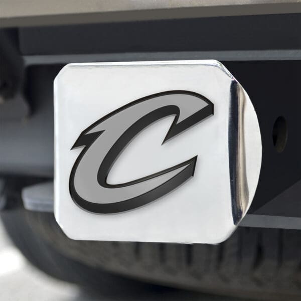 Cleveland Cavaliers Chrome Metal Hitch Cover with Chrome Metal 3D Emblem-17200
