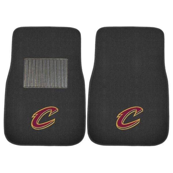 Cleveland Cavaliers Embroidered Car Mat Set 2 Pieces 17206 1