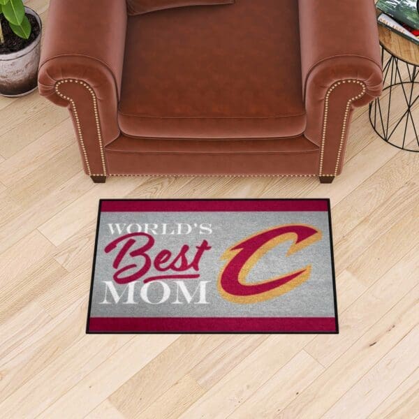 Cleveland Cavaliers World's Best Mom Starter Mat Accent Rug - 19in. x 30in.-34174