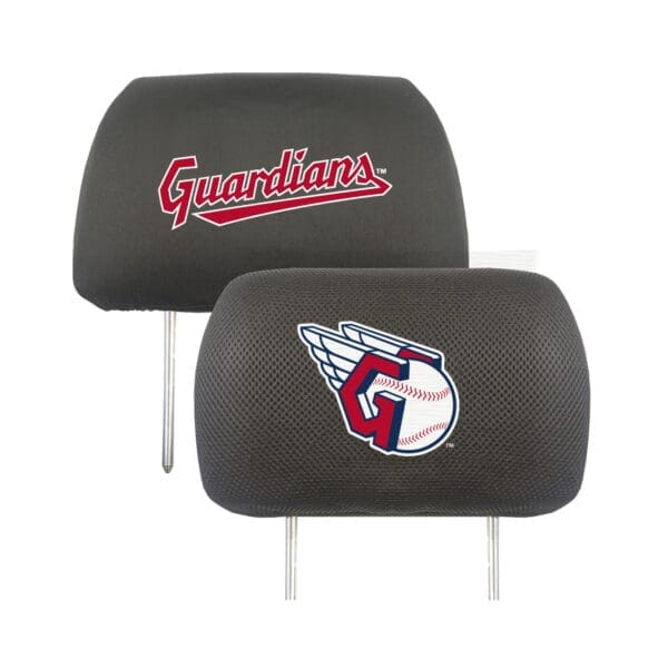 Cleveland Guardians Embroidered Head Rest Cover Set 2 Pieces 1
