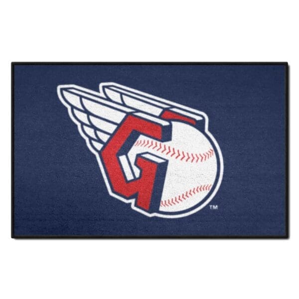Cleveland Guardians Starter Mat Accent Rug 19in. x 30in 1 scaled
