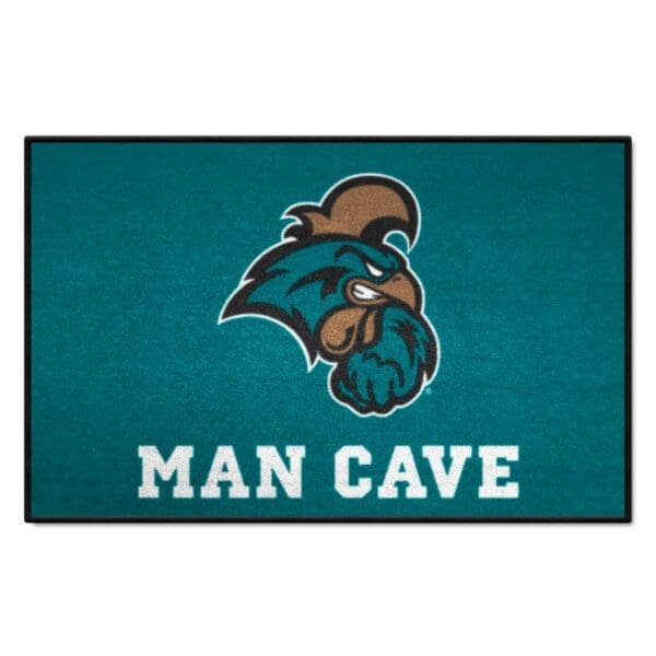 Coastal Carolina Chanticleers Man Cave Starter Mat Accent Rug 19in. x 30in 1 scaled