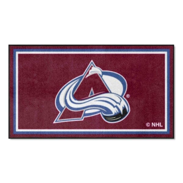 Colorado Avalanche 3ft. x 5ft. Plush Area Rug 19900 1 scaled