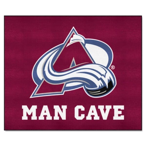 Colorado Avalanche Man Cave Tailgater Rug 5ft. x 6ft. 14416 1 scaled