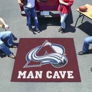 Colorado Avalanche Man Cave Tailgater Rug - 5ft. x 6ft.-14416