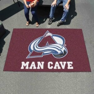 Colorado Avalanche Man Cave Ulti-Mat Rug - 5ft. x 8ft.-14415