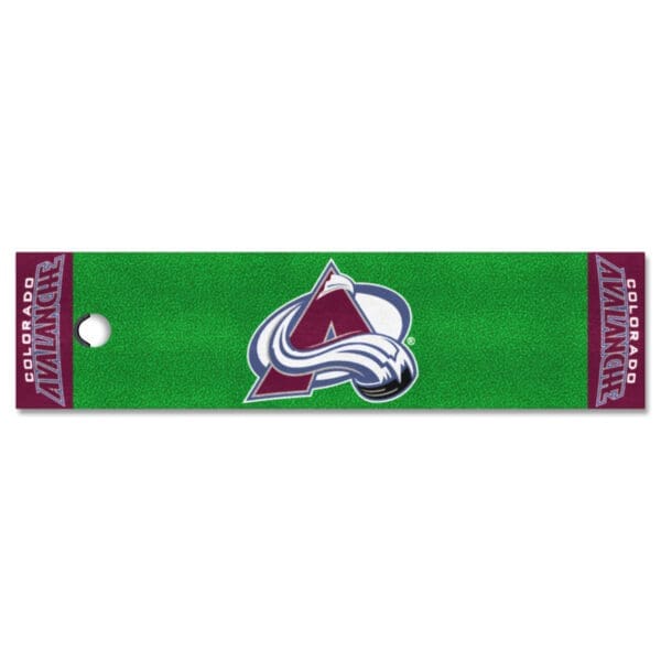 Colorado Avalanche Putting Green Mat 1.5ft. x 6ft. 10619 1 scaled