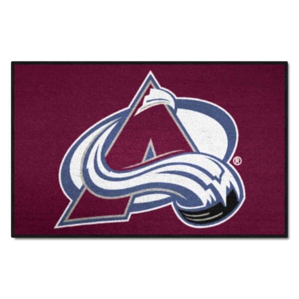 Colorado Avalanche Starter Mat Accent Rug 19in. x 30in. 10612 1 scaled