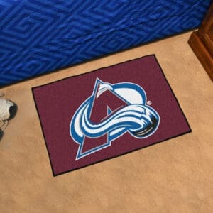 Colorado Avalanche Starter Mat Accent Rug - 19in. x 30in.-10612