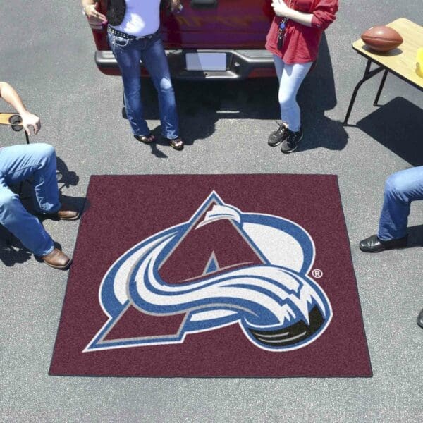 Colorado Avalanche Tailgater Rug - 5ft. x 6ft.-10614