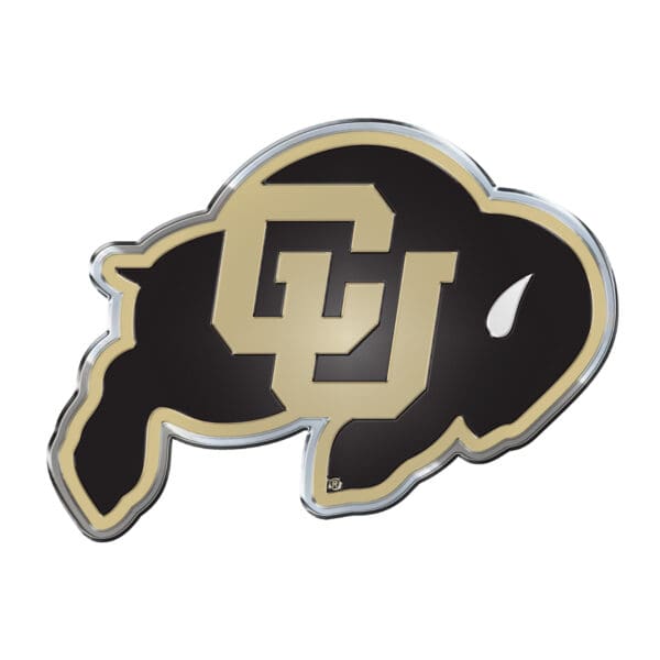 Colorado Buffaloes Heavy Duty Aluminum Embossed Color Emblem 1