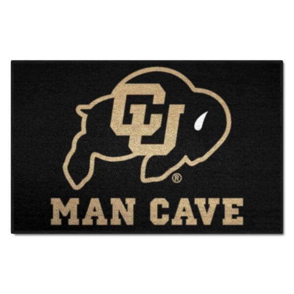 Colorado Buffaloes Man Cave Starter Mat Accent Rug 19in. x 30in 1 scaled