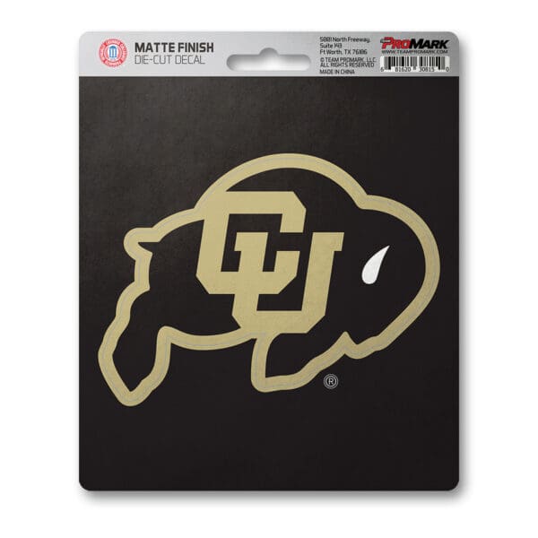 Colorado Buffaloes Matte Decal Sticker 1