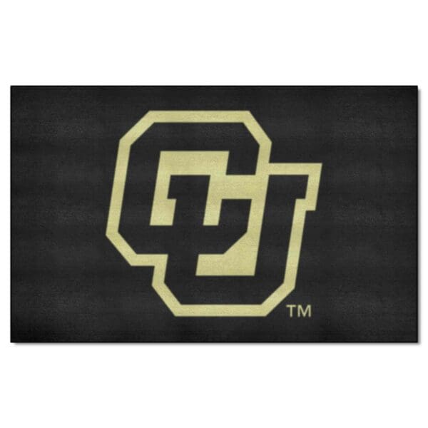 Colorado Buffaloes Starter Mat Accent Rug 19in. x 30in 1 3 scaled