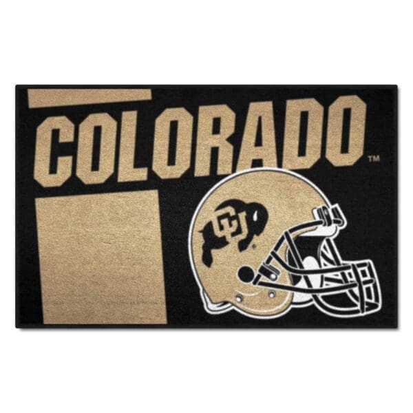 Colorado Buffaloes Starter Mat Accent Rug 19in. x 30in 1 scaled