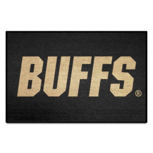 Colorado Buffaloes Starter Mat Accent Rug 19in. x 30in. Slogan Design 1 scaled