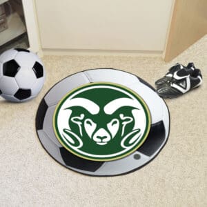 Colorado State Rams Soccer Ball Rug - 27in. Diameter