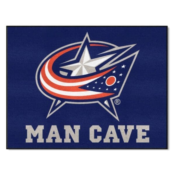 Columbus Blue Jackets Man Cave All Star Rug 34 in. x 42.5 in. 14417 1 scaled