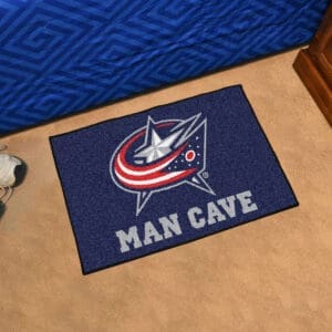 Columbus Blue Jackets Man Cave Starter Mat Accent Rug - 19in. x 30in.-14418