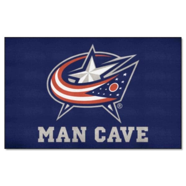 Columbus Blue Jackets Man Cave Ulti Mat Rug 5ft. x 8ft. 14419 1 scaled