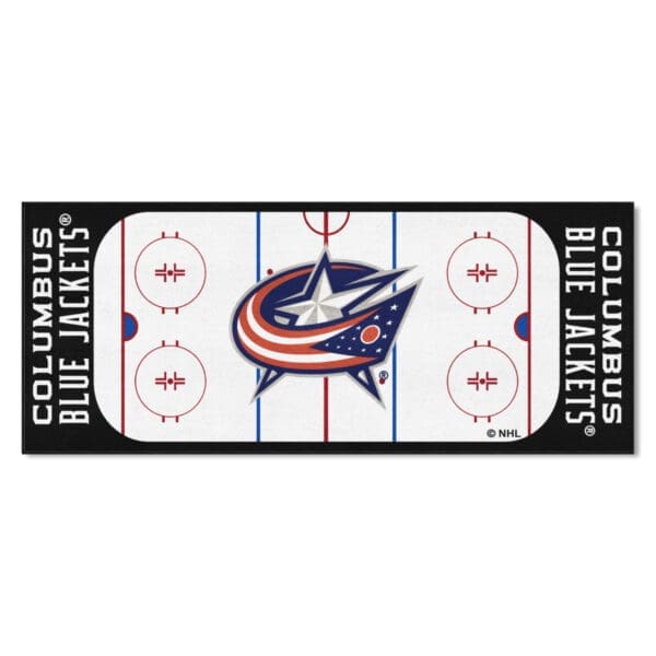 Columbus Blue Jackets Rink Runner 30in. x 72in. 10576 1 scaled