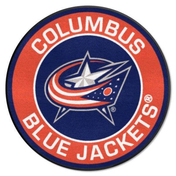 Columbus Blue Jackets Roundel Rug 27in. Diameter 18869 1 scaled
