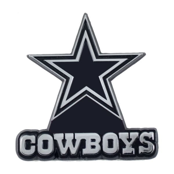 Dallas Cowboys 3D Chrome Metal Emblem 1