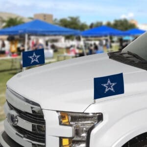 Dallas Cowboys Ambassador Car Flags - 2 Pack Mini Auto Flags
